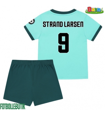 Wolves Jorgen Strand Larsen #9 Bortaställ Barn 2025-26 Kortärmad (+ Korta byxor)